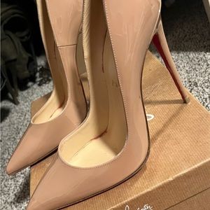 Nude Louboutins So Kate Size 38